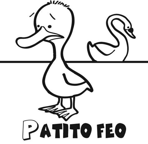 Descubre el Patito Feo para Colorear: Imágenes y。